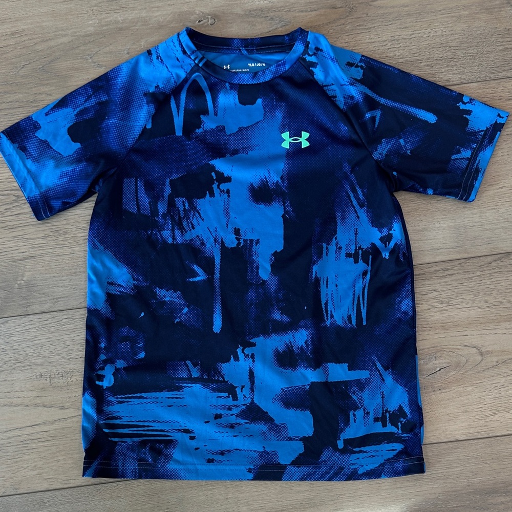 Under Armour Electric Blue Patterned Tee